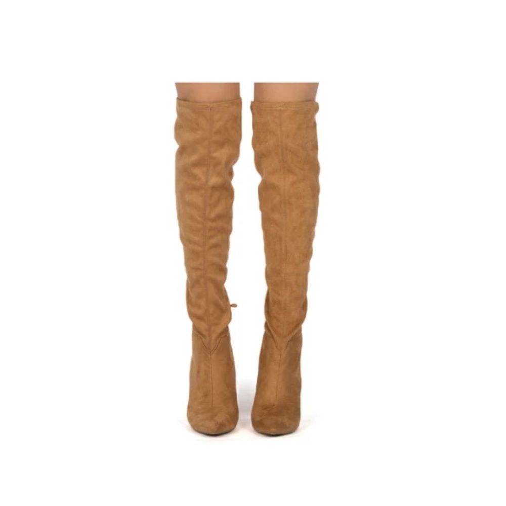 Camel Stretch Over the Knee Boots - Picture 4 of 4